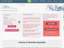 Tablet Screenshot of blissnutritionct.com